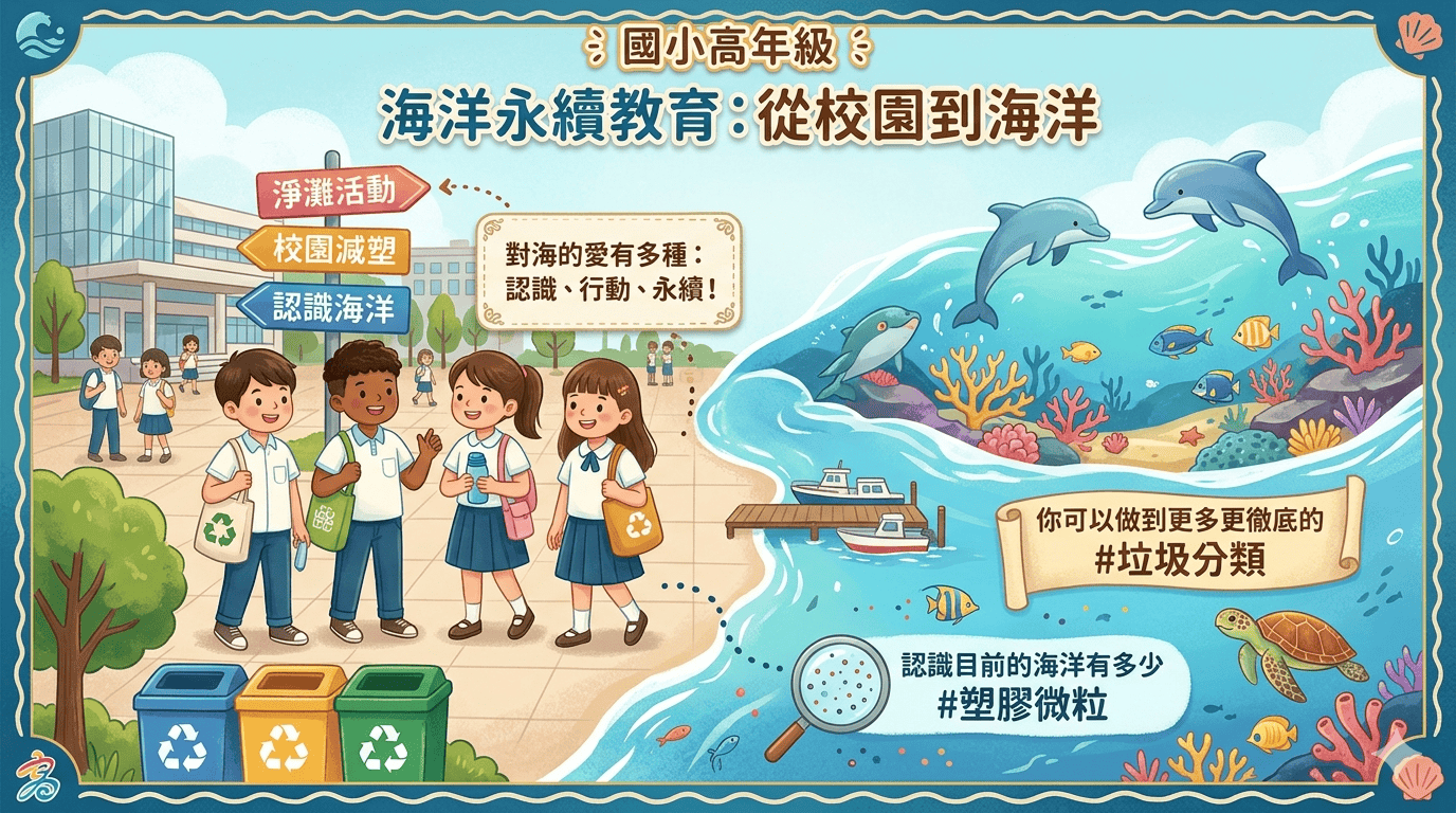 【心智圖教案】海洋保育主題｜高年級