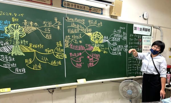 【心智圖暑假班  #行道樹】